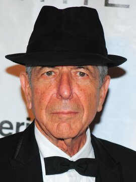Leonard Cohen Headshot
