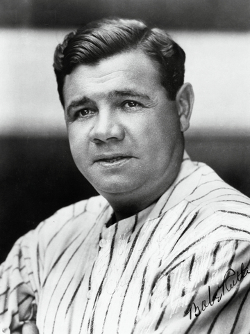 Babe Ruth Headshot