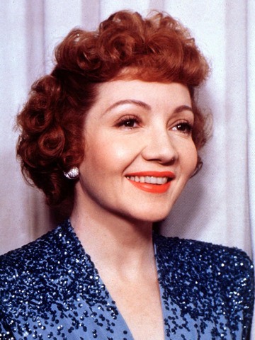 Claudette Colbert Headshot