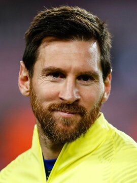 Lionel Messi Headshot