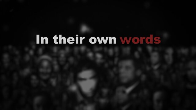 In Their Own Words key art
