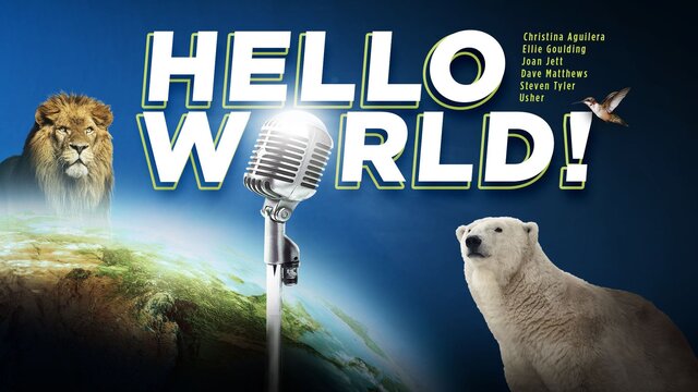 Hello World! key art