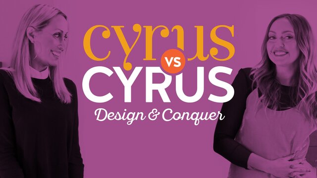 Cyrus vs. Cyrus: Design & Conquer key art