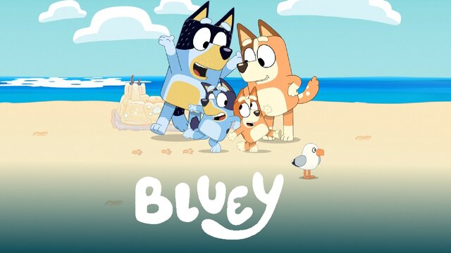 Bluey key art