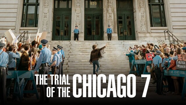 The Trial of the Chicago 7 key art