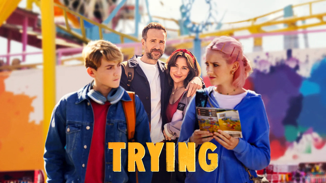 Trying key art