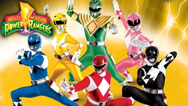 Mighty Morphin Power Rangers key art