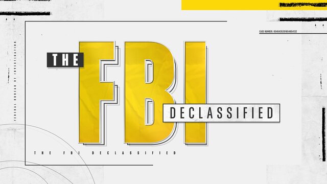 The FBI Declassified key art