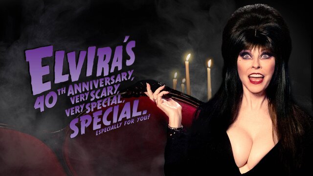Elvira's 40th Anniversary, Very Scary, Very Special Special key art