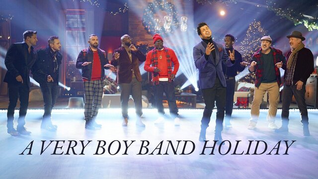 A Very Boy Band Holiday key art