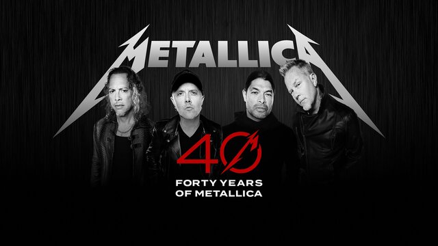 Metallica 40th Anniversary Live key art