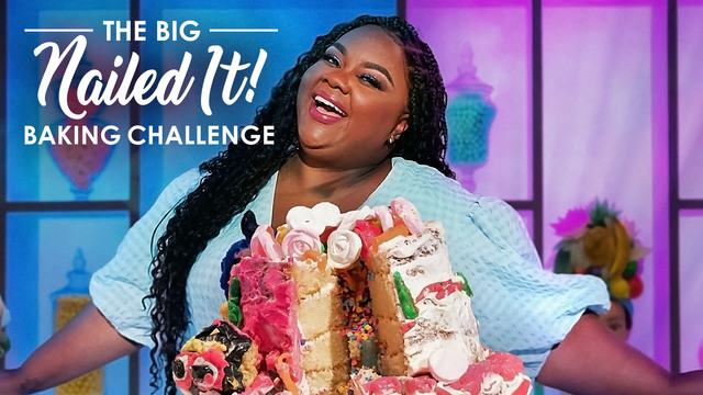 The Big Nailed It Baking Challenge key art