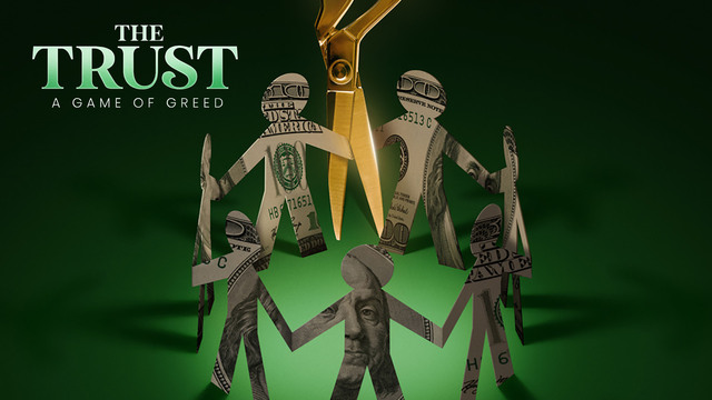The Trust: A Game of Greed key art