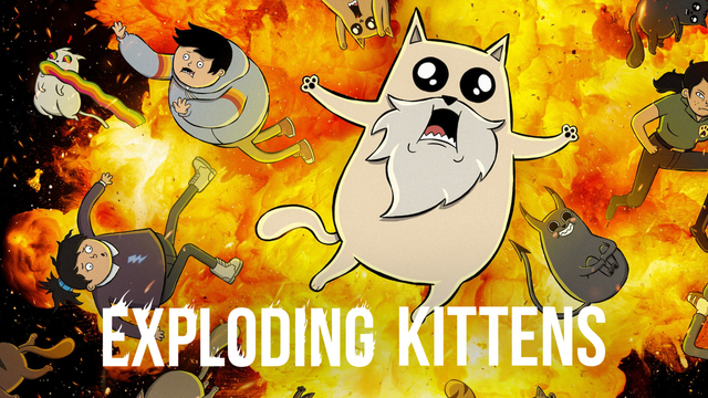 Exploding Kittens key art