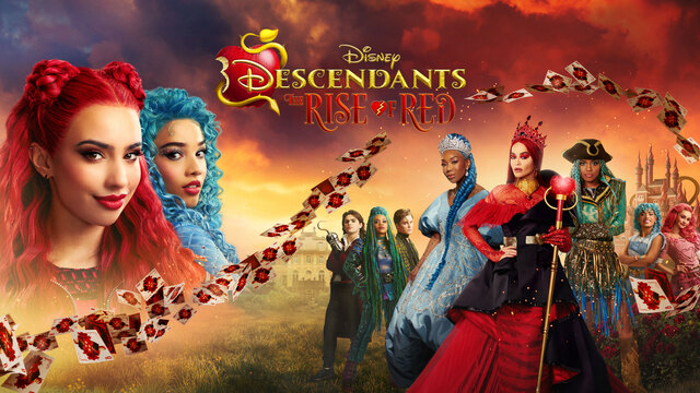 Descendants: The Rise of Red key art