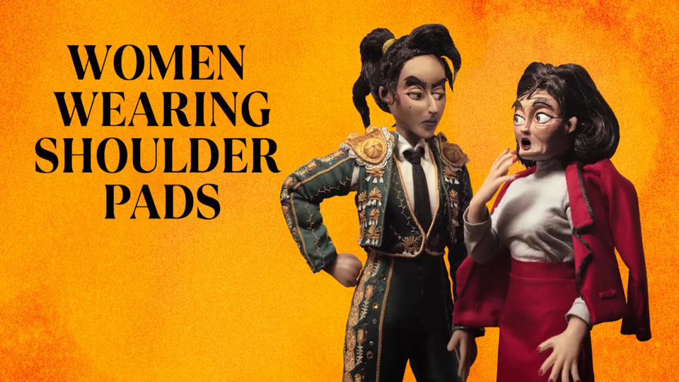 Women Wearing Shoulder Pads - Adult Swim