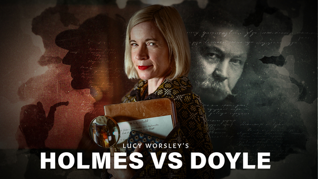 Lucy Worsley's Holmes vs. Doyle key art
