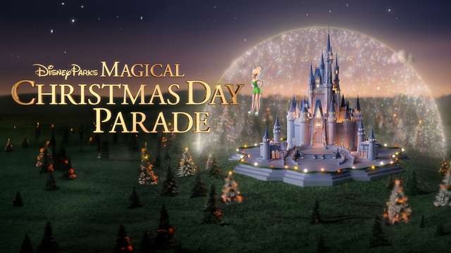 Disney Parks Magical Christmas Day Parade key art