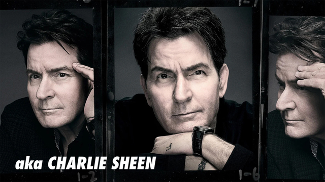 aka Charlie Sheen key art