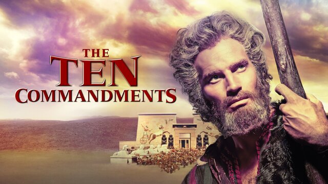 The Ten Commandments (1956) key art
